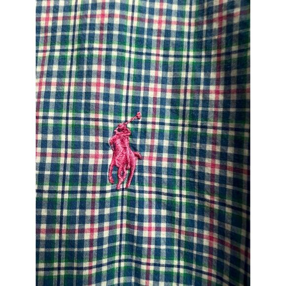 Ralph Lauren Men's 100% Cotton Custom Fit Medium Button Front Shirt - Picture 5 of 11